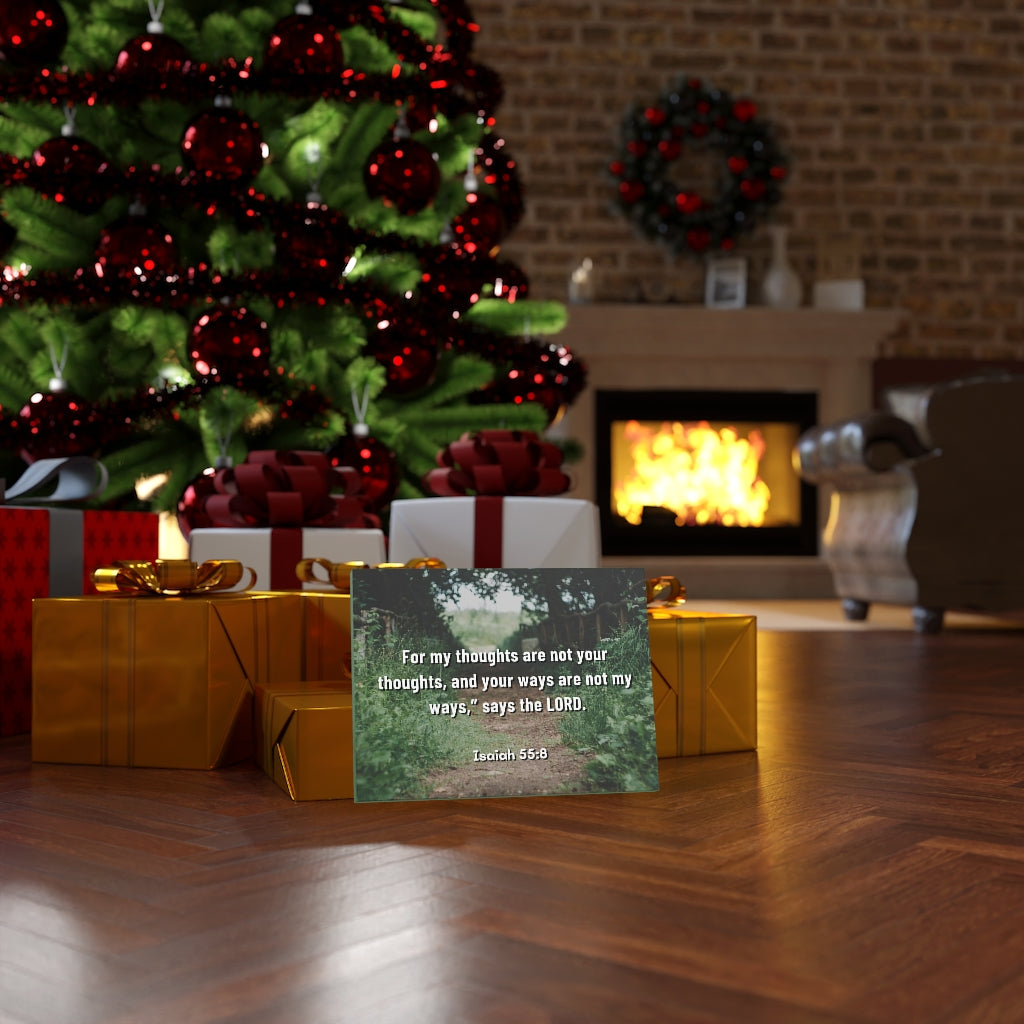 Scripture Walls Saith The Lord Isaiah 55:8 Bible Verse Canvas Christian Wall Art Ready to Hang Unframed-Express Your Love Gifts