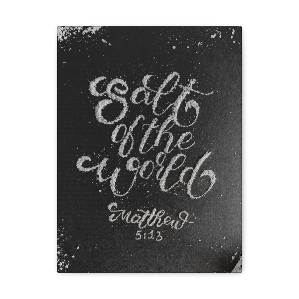 Scripture Walls Salt Of The World Matthew 5:13 Bible Verse Canvas Christian Wall Art Bible Verse Print Ready To Hang Unframed-Express Your Love Gifts
