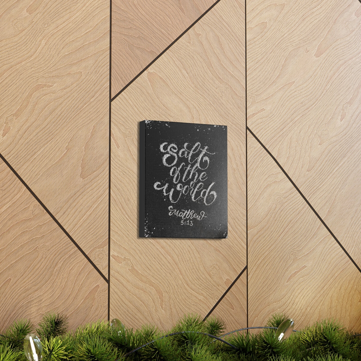 Scripture Walls Salt Of The World Matthew 5:13 Bible Verse Canvas Christian Wall Art Bible Verse Print Ready To Hang Unframed-Express Your Love Gifts