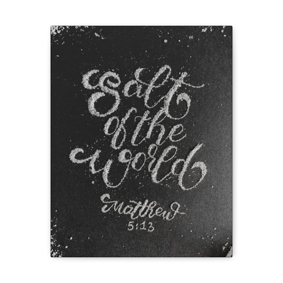 Scripture Walls Salt Of The World Matthew 5:13 Bible Verse Canvas Christian Wall Art Bible Verse Print Ready To Hang Unframed-Express Your Love Gifts