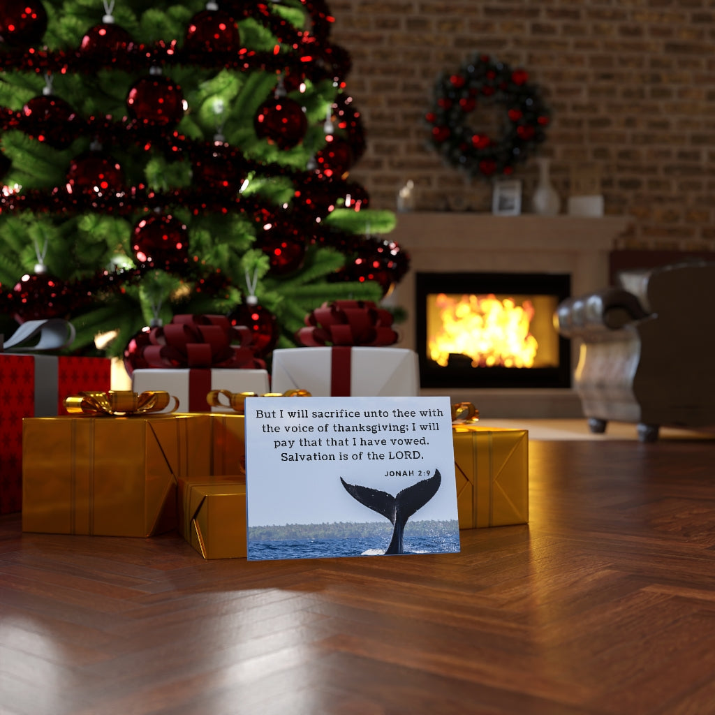 Scripture Walls Salvation Jonah 2:9 Bible Verse Canvas Christian Wall Art Ready to Hang Unframed-Express Your Love Gifts