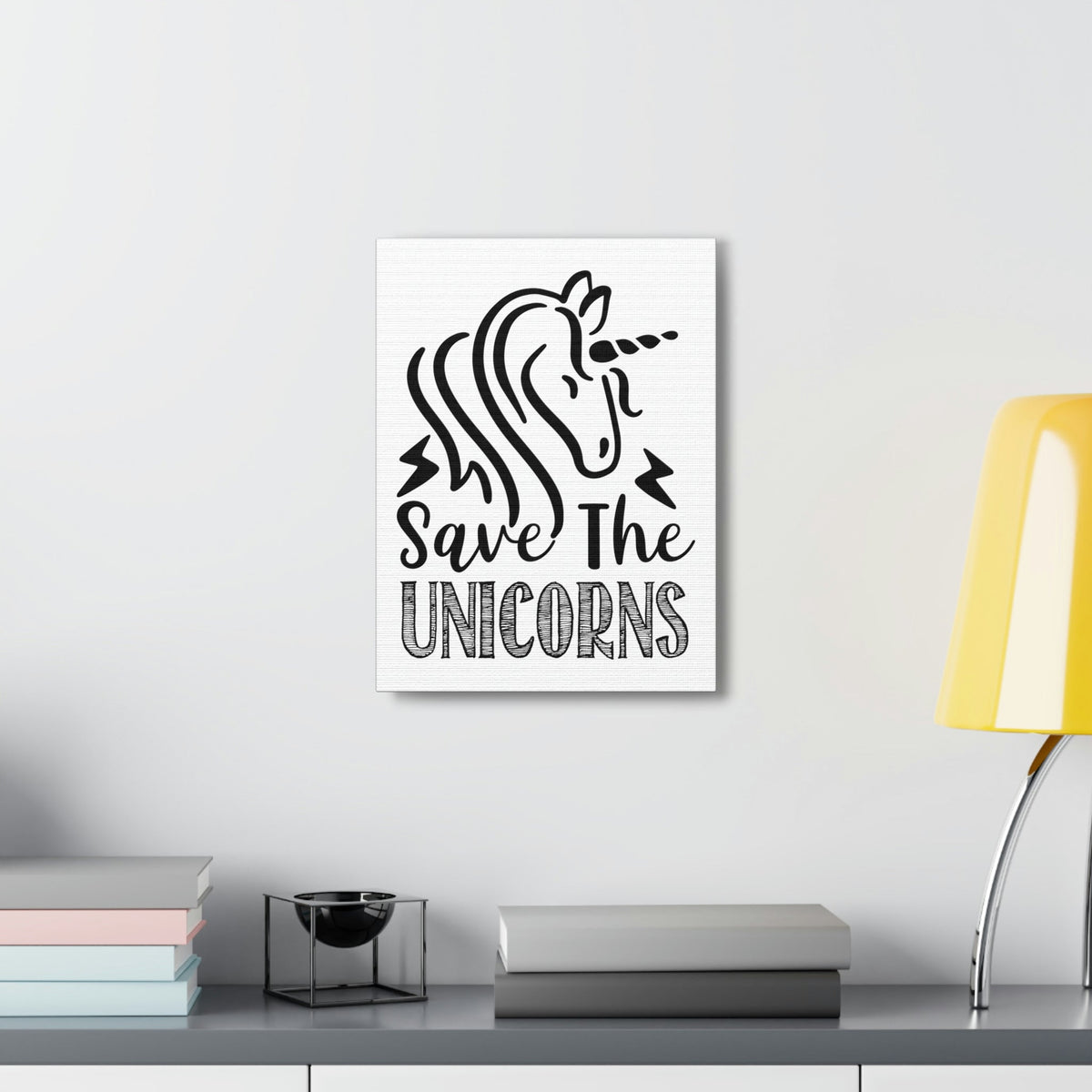 Scripture Walls Save The Unicorns Genesis 9:3 Christian Wall Art Print Ready to Hang Unframed-Express Your Love Gifts