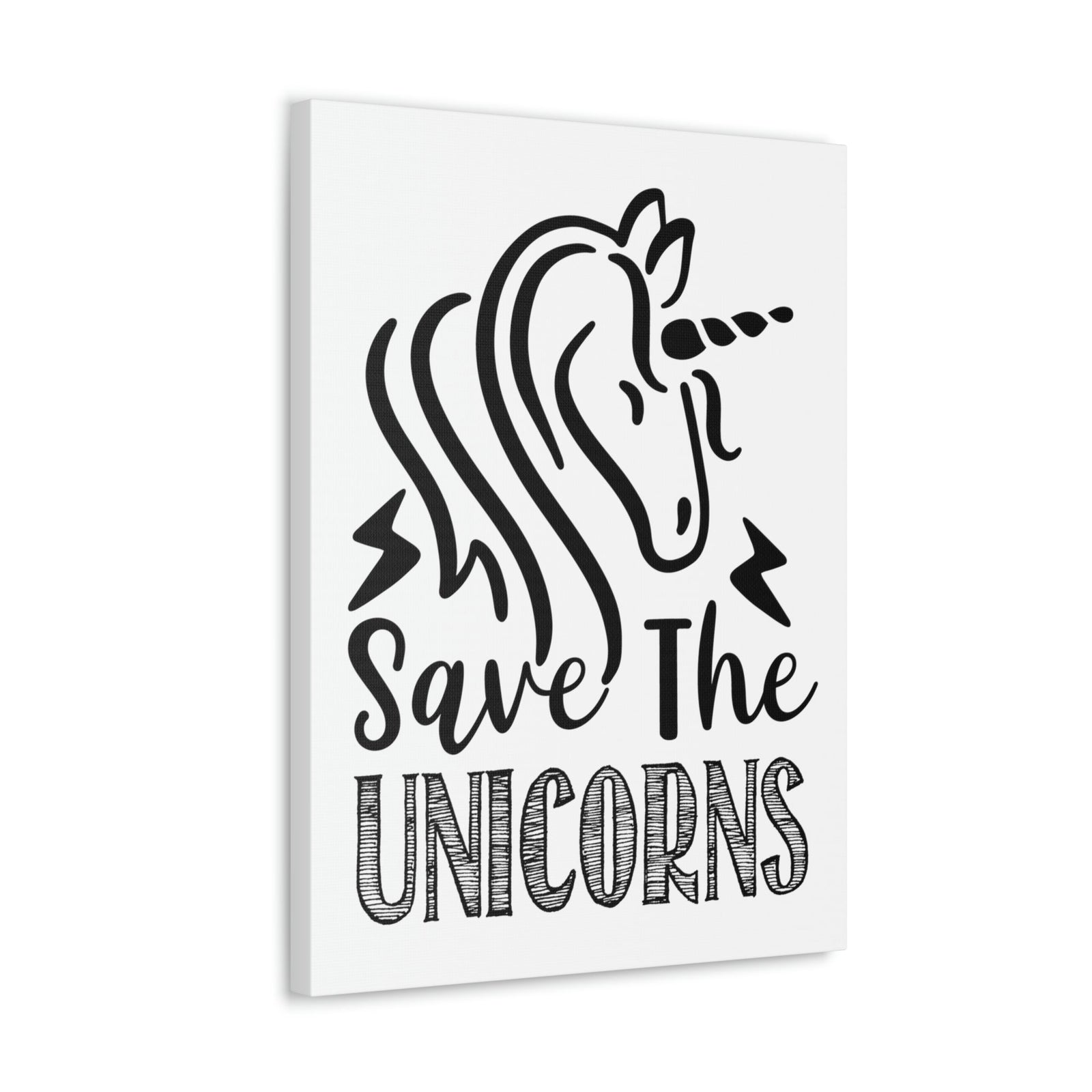 Scripture Walls Save The Unicorns Genesis 9:3 Christian Wall Art Print Ready to Hang Unframed-Express Your Love Gifts