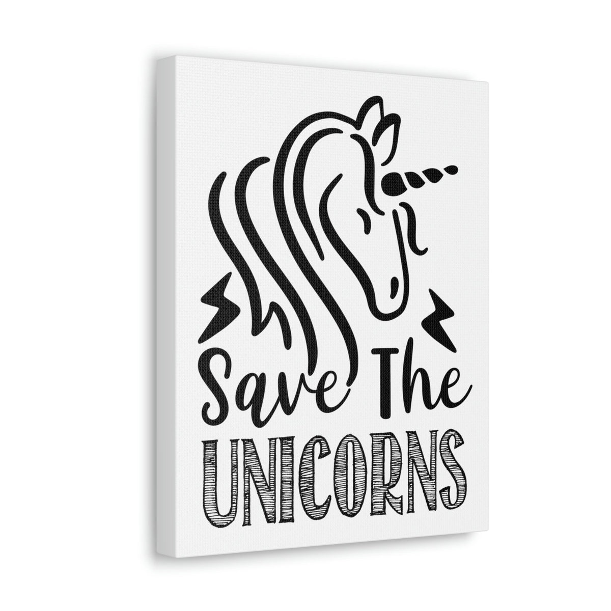 Scripture Walls Save The Unicorns Genesis 9:3 Christian Wall Art Print Ready to Hang Unframed-Express Your Love Gifts