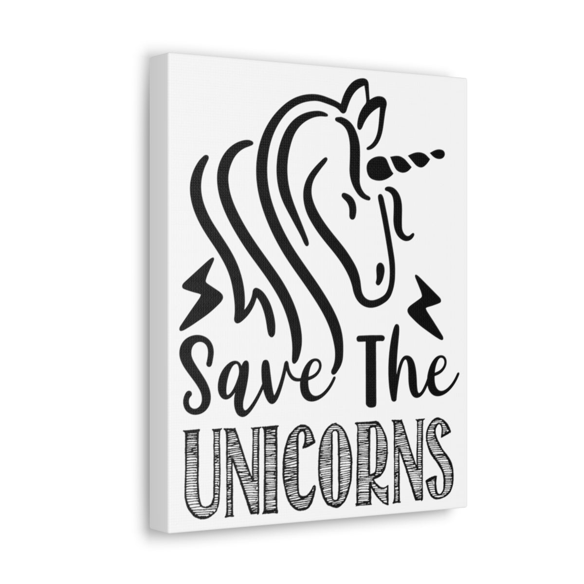 Scripture Walls Save The Unicorns Numbers 23:22 Christian Wall Art Print Ready to Hang Unframed-Express Your Love Gifts