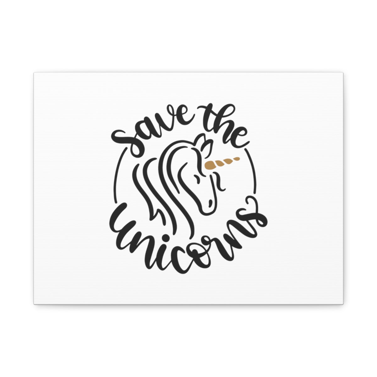 Scripture Walls Save The Unicorns Numbers 24:8 White Christian Wall Art Bible Verse Print Ready to Hang Unframed-Express Your Love Gifts