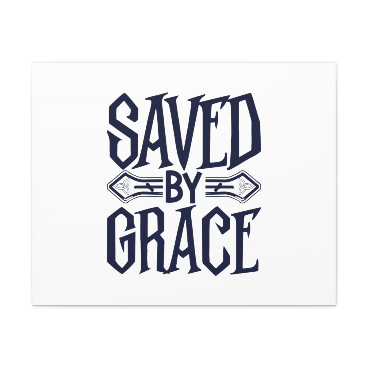 Scripture Walls Saved By Grace Ephesians 1:7 Christian Wall Art Bible Verse Print Ready to Hang Unframed-Express Your Love Gifts