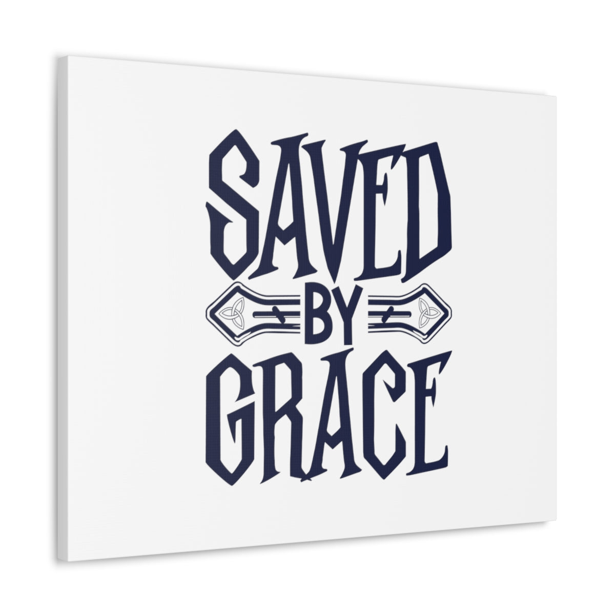 Scripture Walls Saved By Grace Ephesians 1:7 Christian Wall Art Bible Verse Print Ready to Hang Unframed-Express Your Love Gifts