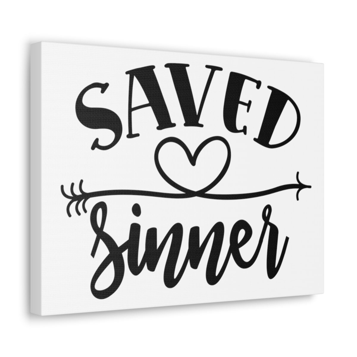 Scripture Walls Saved Sinner Heart 1 Timothy 1:15 Christian Wall Art Print Ready to Hang Unframed-Express Your Love Gifts