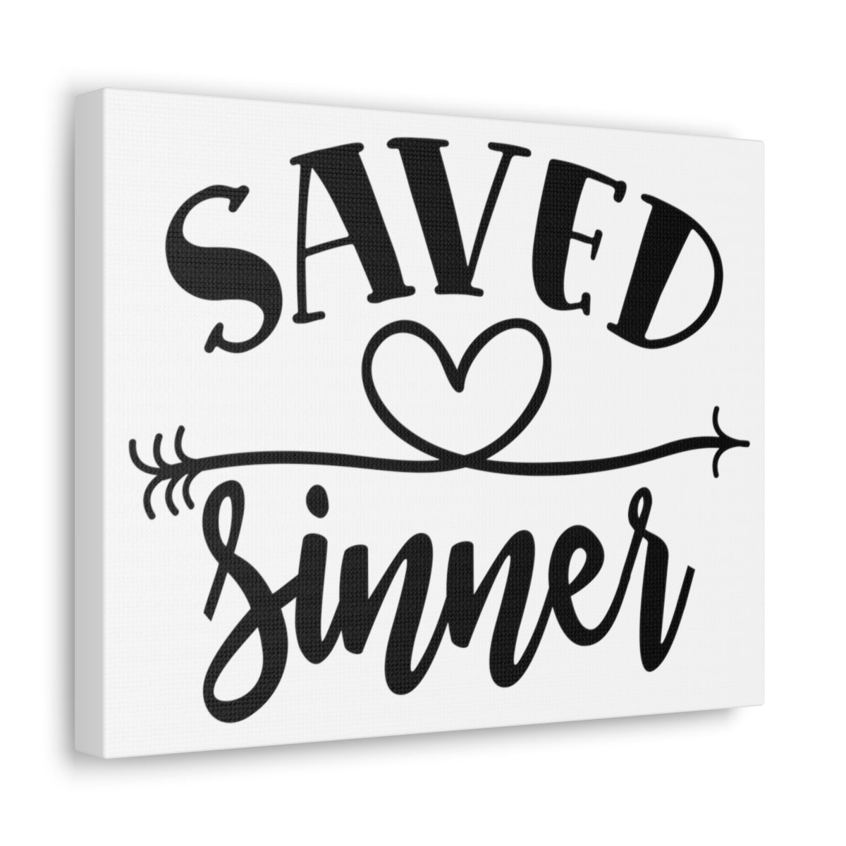 Scripture Walls Saved Sinner Heart 1 Timothy 1:15 Christian Wall Art Print Ready to Hang Unframed-Express Your Love Gifts