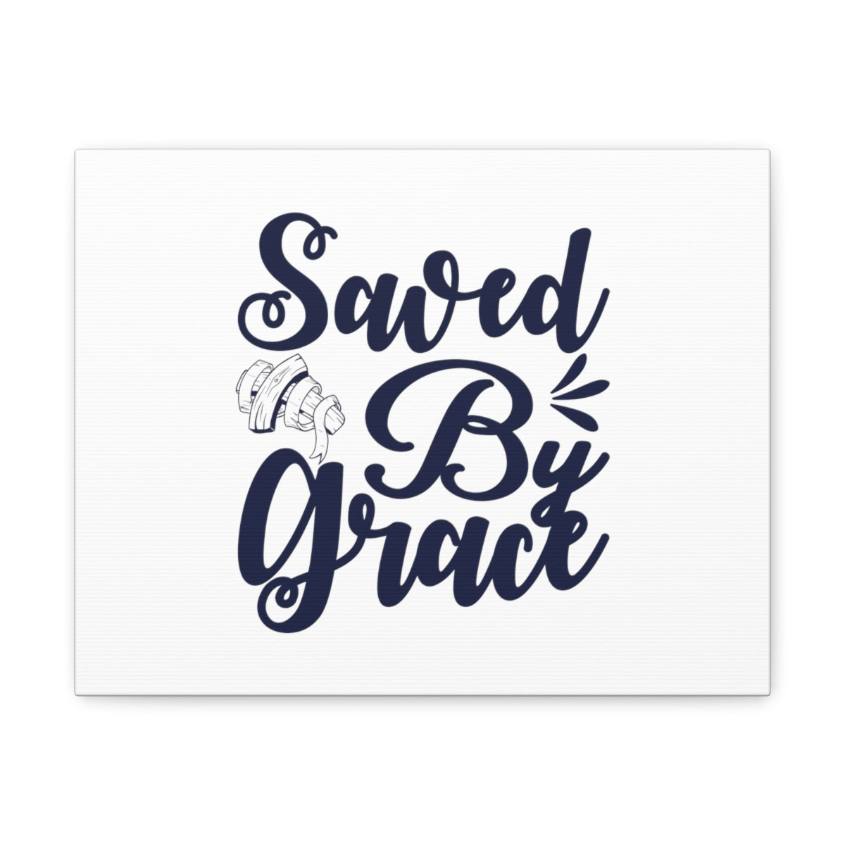 Scripture Walls Sawed By Grace Acts 15:11 Christian Wall Art Bible Verse Print Ready to Hang Unframed-Express Your Love Gifts