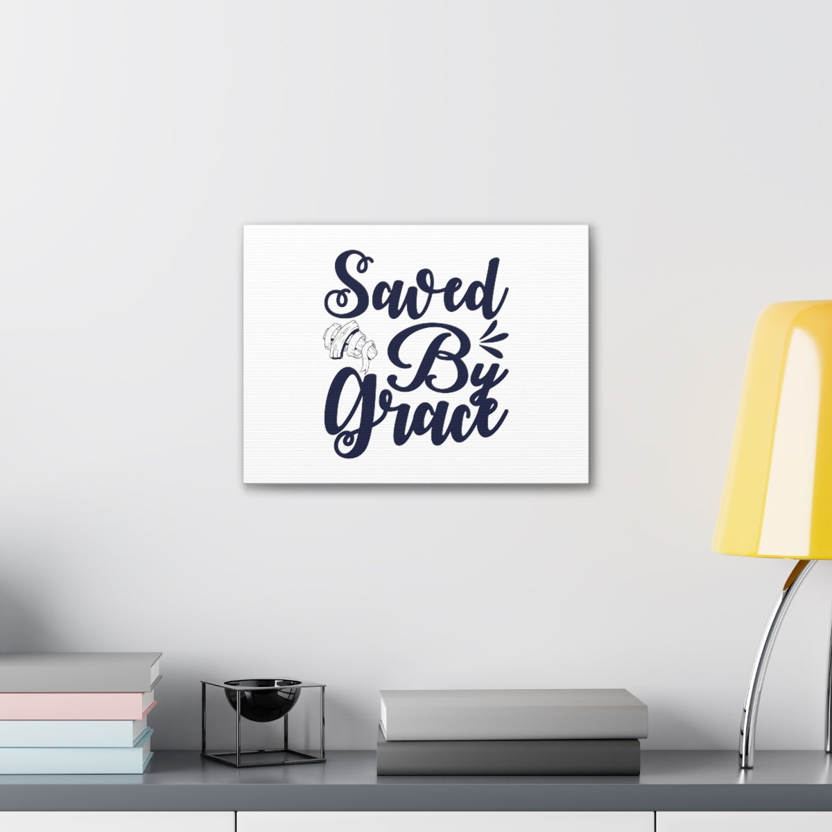 Scripture Walls Sawed By Grace Acts 15:11 Christian Wall Art Bible Verse Print Ready to Hang Unframed-Express Your Love Gifts