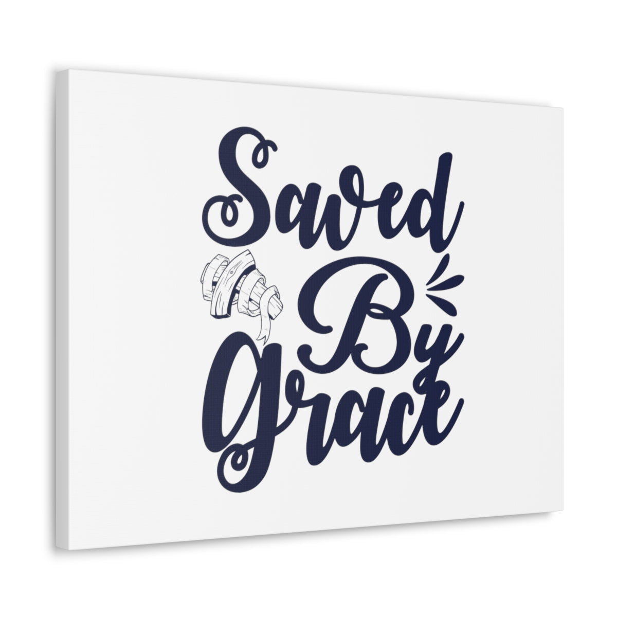 Scripture Walls Sawed By Grace Acts 15:11 Christian Wall Art Bible Verse Print Ready to Hang Unframed-Express Your Love Gifts