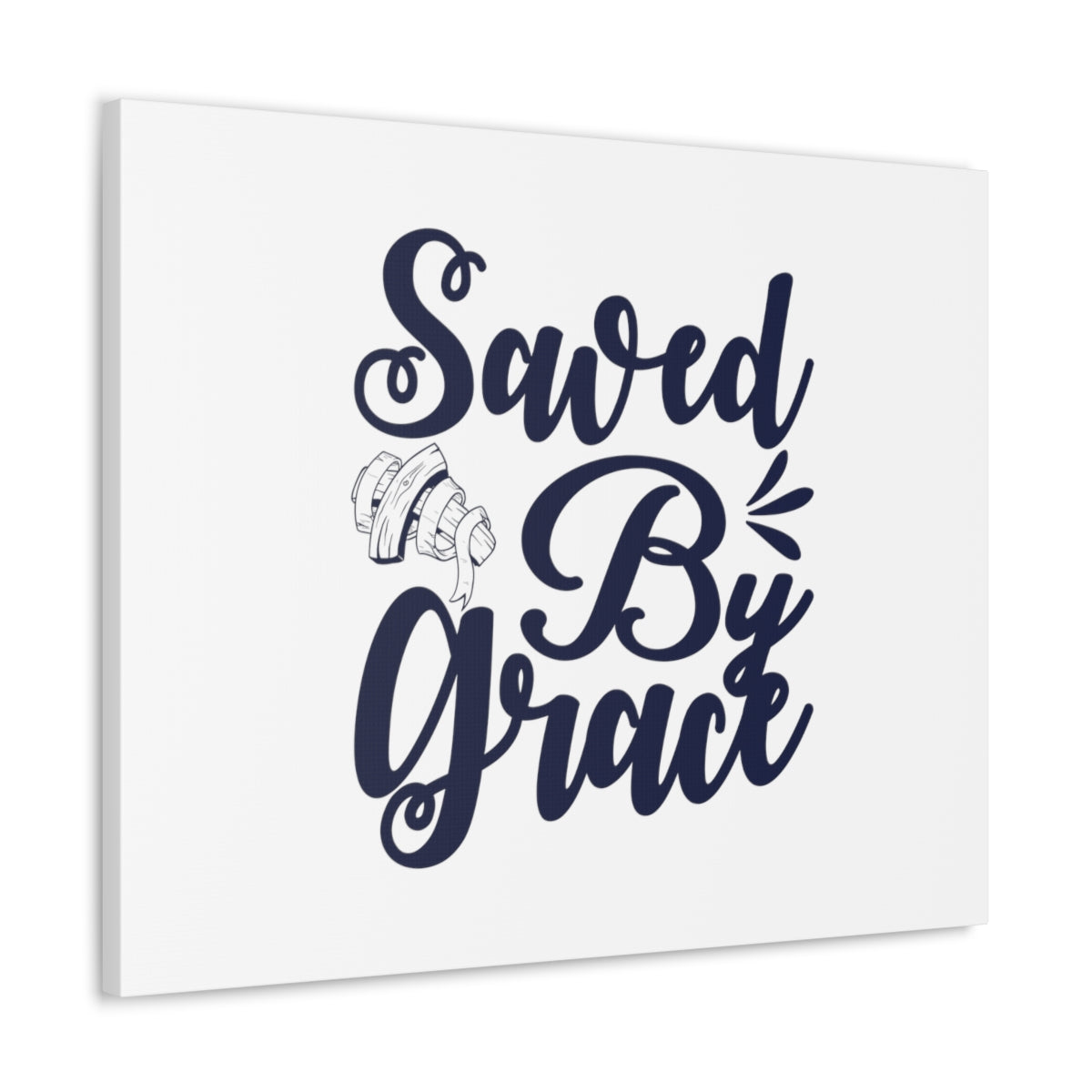 Scripture Walls Sawed By Grace Acts 15:11 Christian Wall Art Bible Verse Print Ready to Hang Unframed-Express Your Love Gifts