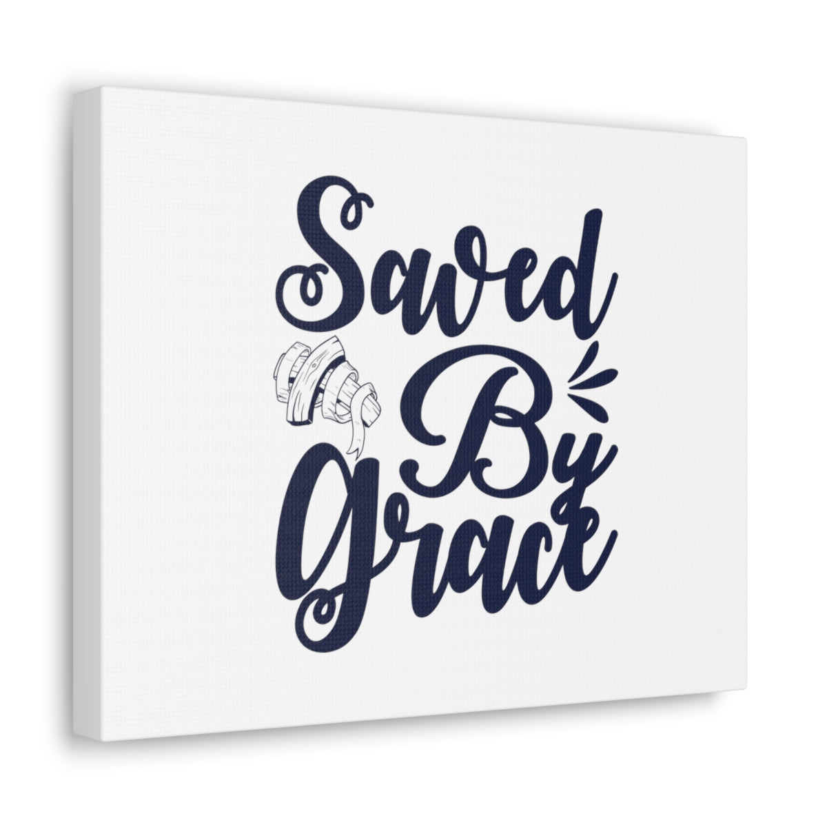 Scripture Walls Sawed By Grace Acts 15:11 Christian Wall Art Bible Verse Print Ready to Hang Unframed-Express Your Love Gifts