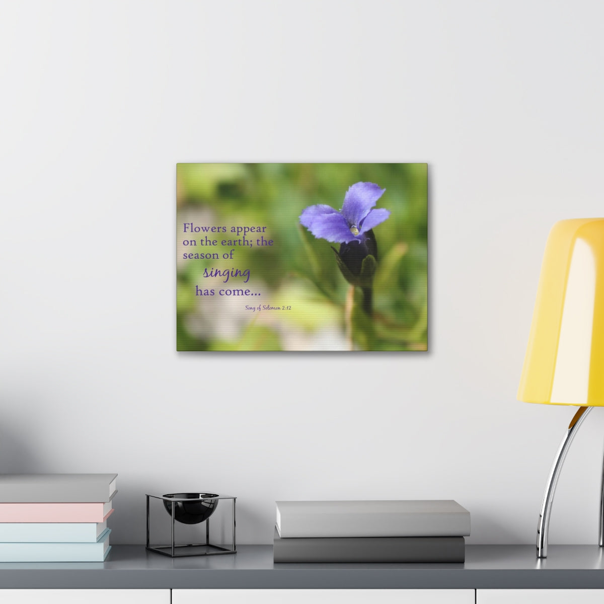Scripture Walls Season Of Singing Song Of Solomon 2:12 Bible Verse Canvas Christian Wall Art Bible Verse Print Ready To Hang Unframed-Express Your Love Gifts