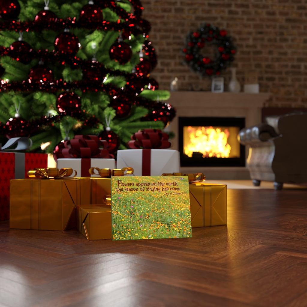 Scripture Walls Season Of Singing Song Of Solomon 2:12 Bible Verse Canvas Christian Wall Art Ready to Hang Unframed-Express Your Love Gifts