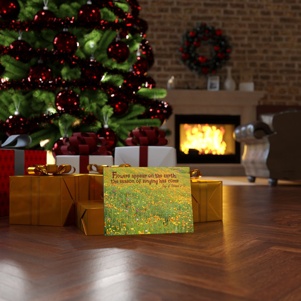 Scripture Walls Season Of Singing Song Of Solomon 2:12 Bible Verse Canvas Christian Wall Art Ready to Hang Unframed-Express Your Love Gifts