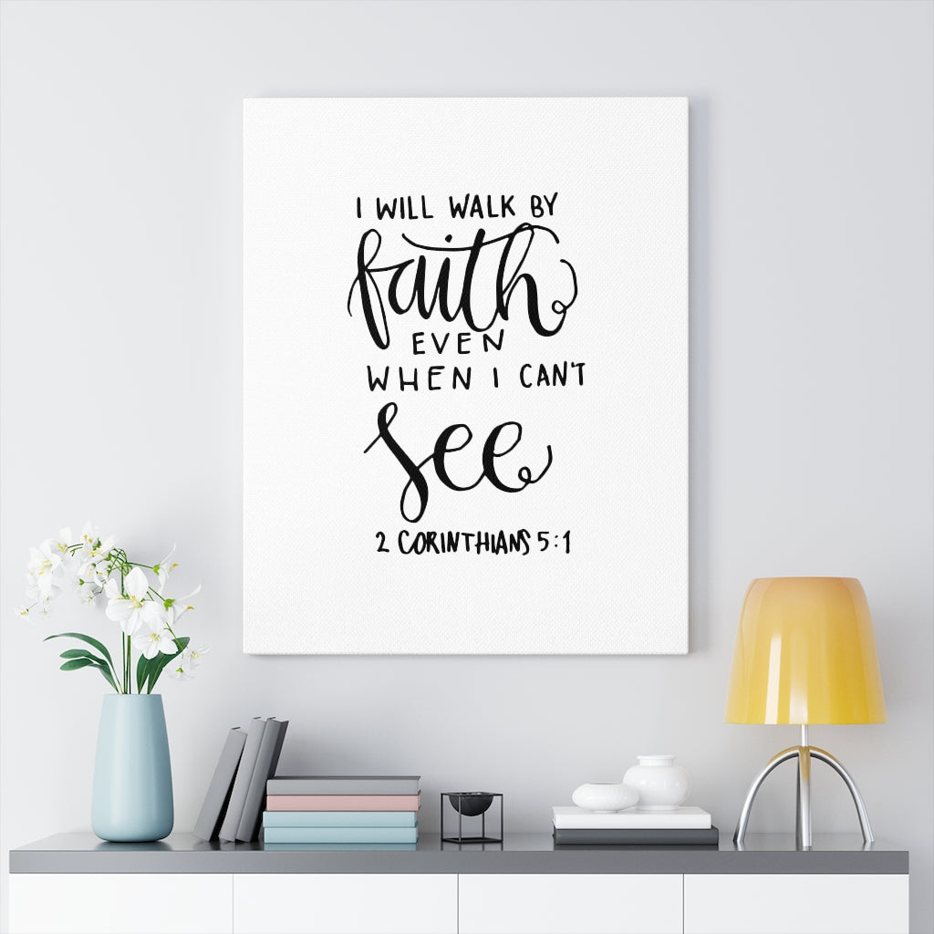 Scripture Walls See 2 Corinthians 5:1 Bible Verse Canvas Christian Wall Art Ready to Hang Unframed-Express Your Love Gifts