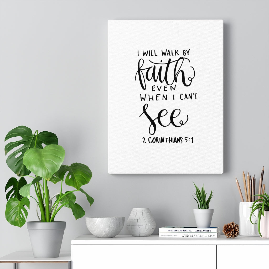 Scripture Walls See 2 Corinthians 5:1 Bible Verse Canvas Christian Wall Art Ready to Hang Unframed-Express Your Love Gifts