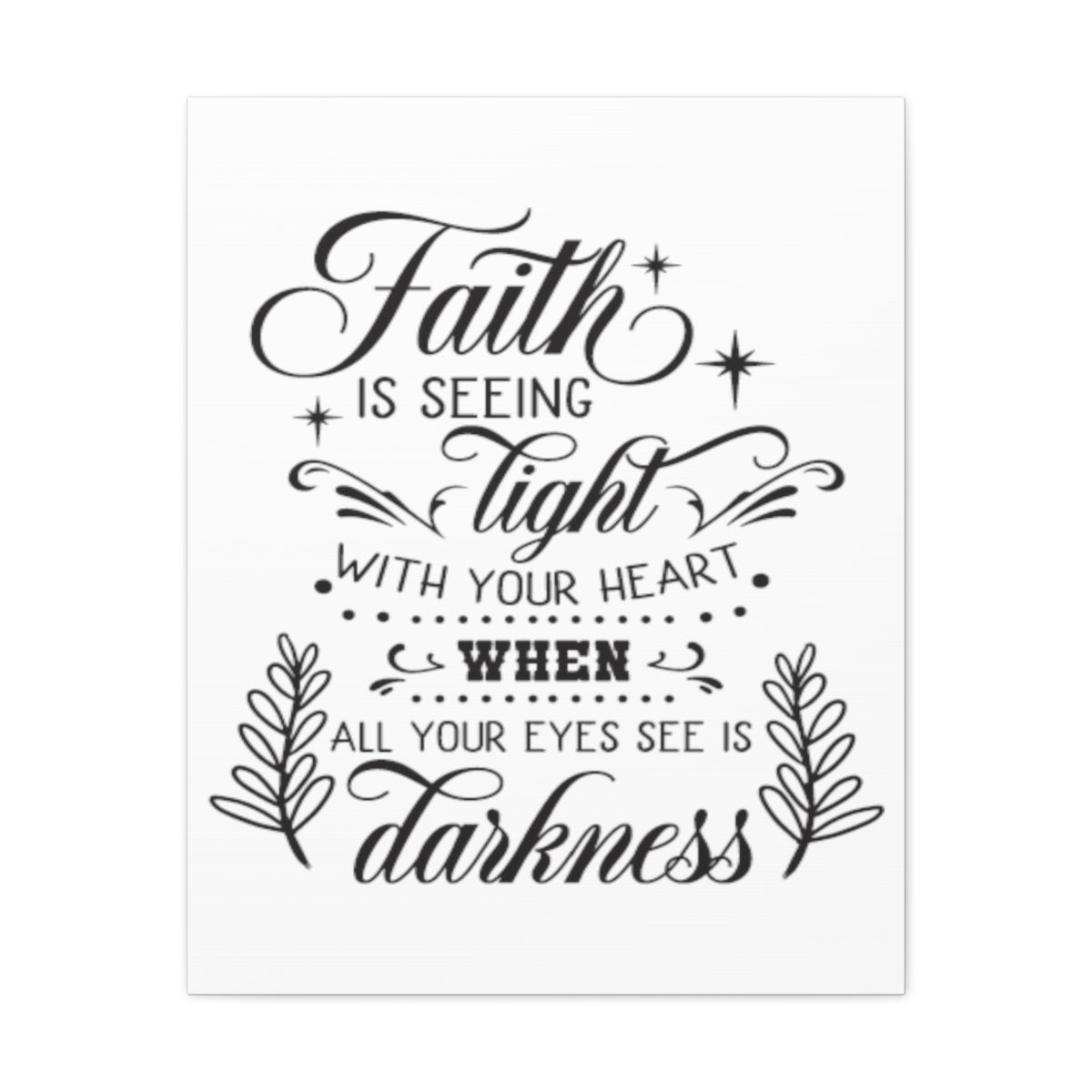 Scripture Walls Seeing Light Matthew 4:16 With Christian Wall Art Print Ready to Hang Unframed-Express Your Love Gifts