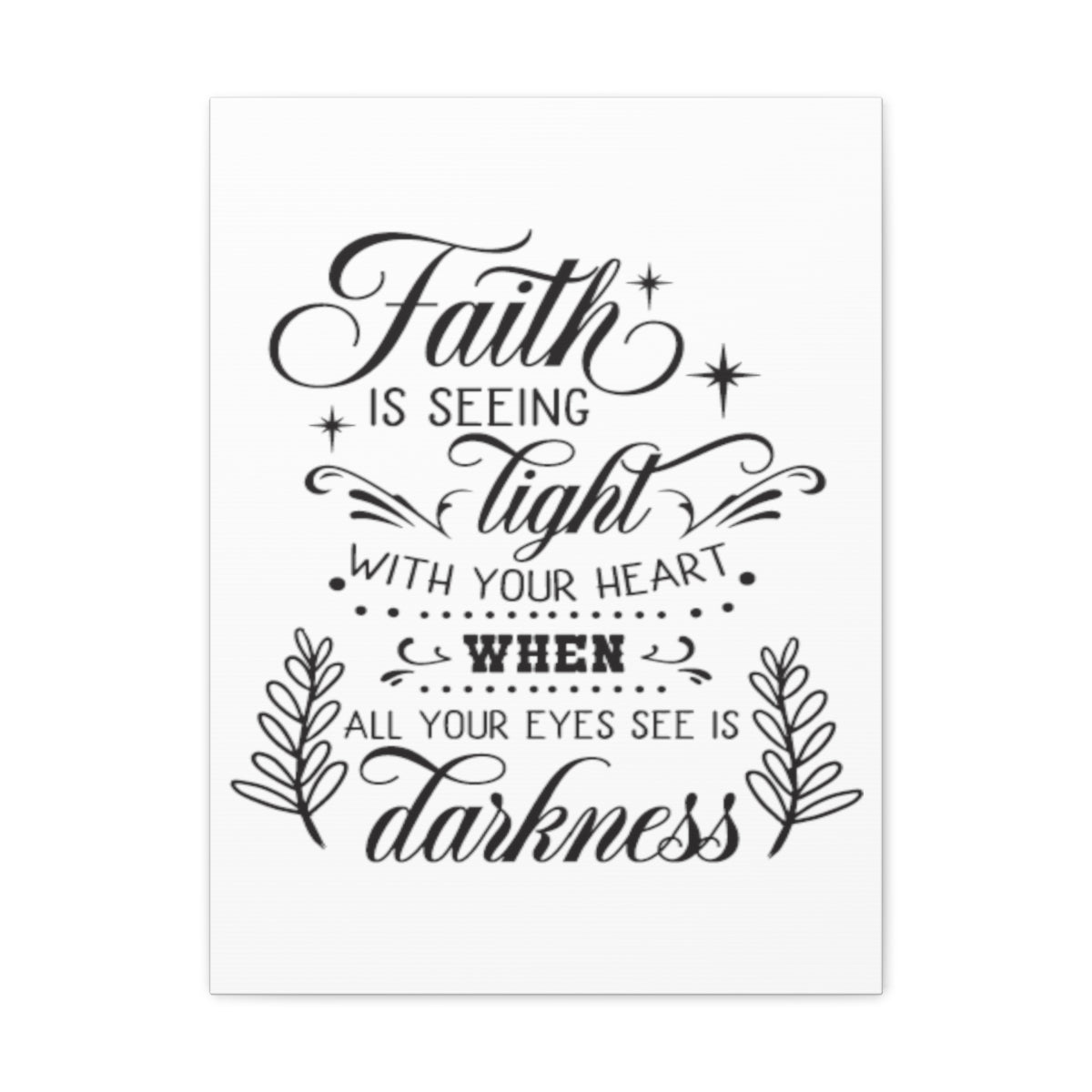 Scripture Walls Seeing Light Matthew 4:16 With Christian Wall Art Print Ready to Hang Unframed-Express Your Love Gifts
