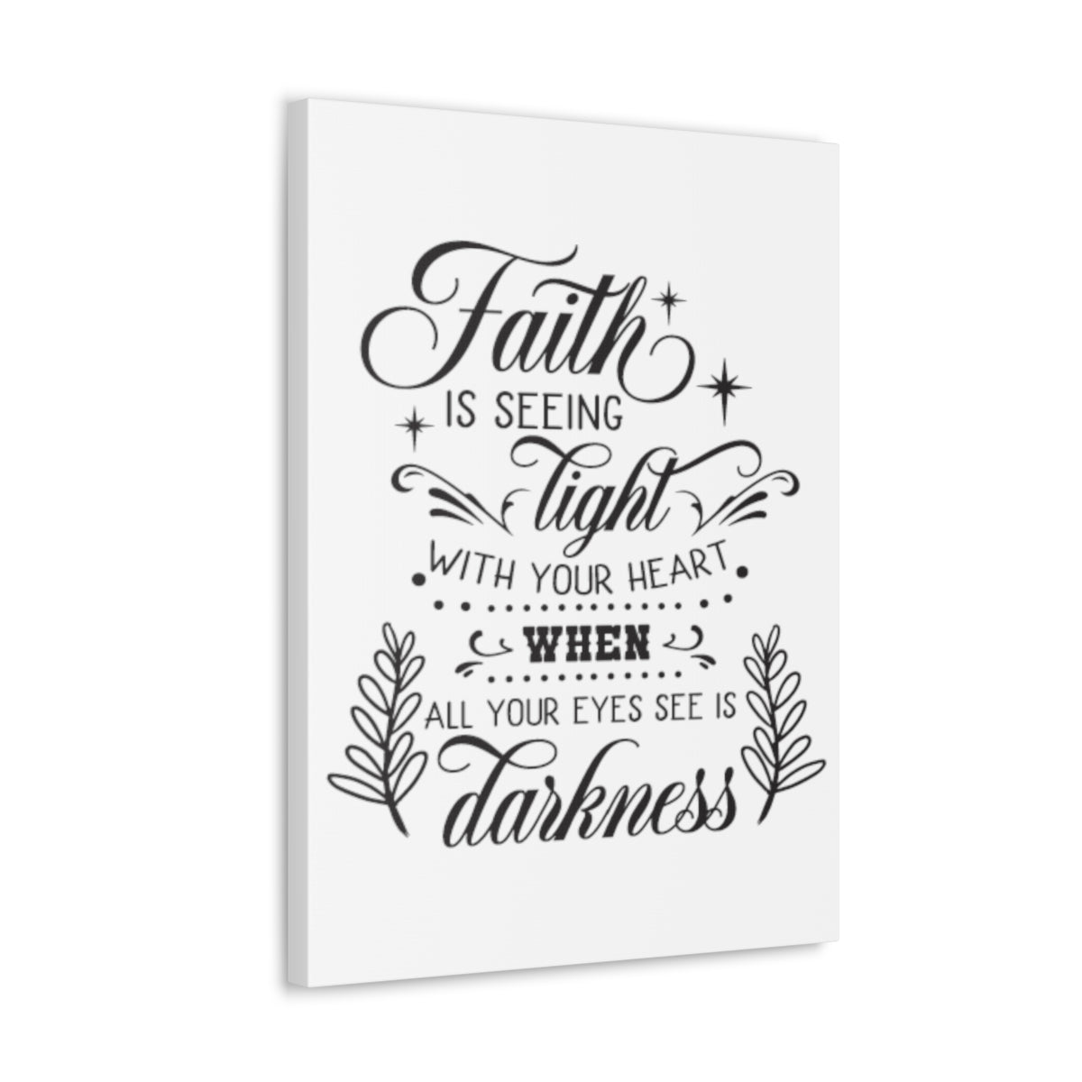 Scripture Walls Seeing Light Matthew 4:16 With Christian Wall Art Print Ready to Hang Unframed-Express Your Love Gifts