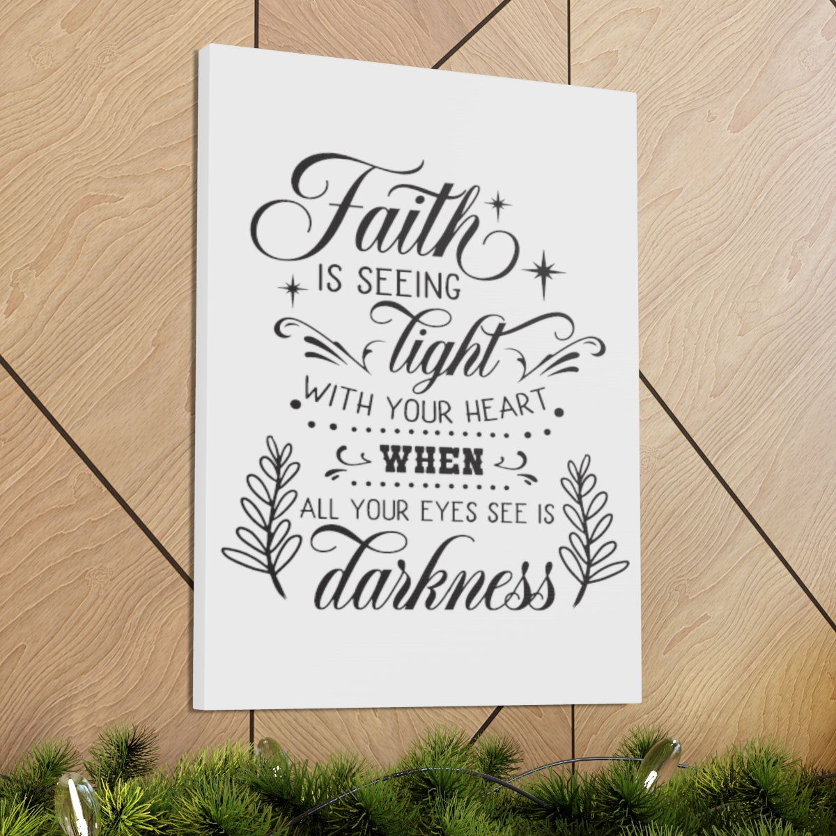 Scripture Walls Seeing Light Matthew 4:16 With Christian Wall Art Print Ready to Hang Unframed-Express Your Love Gifts