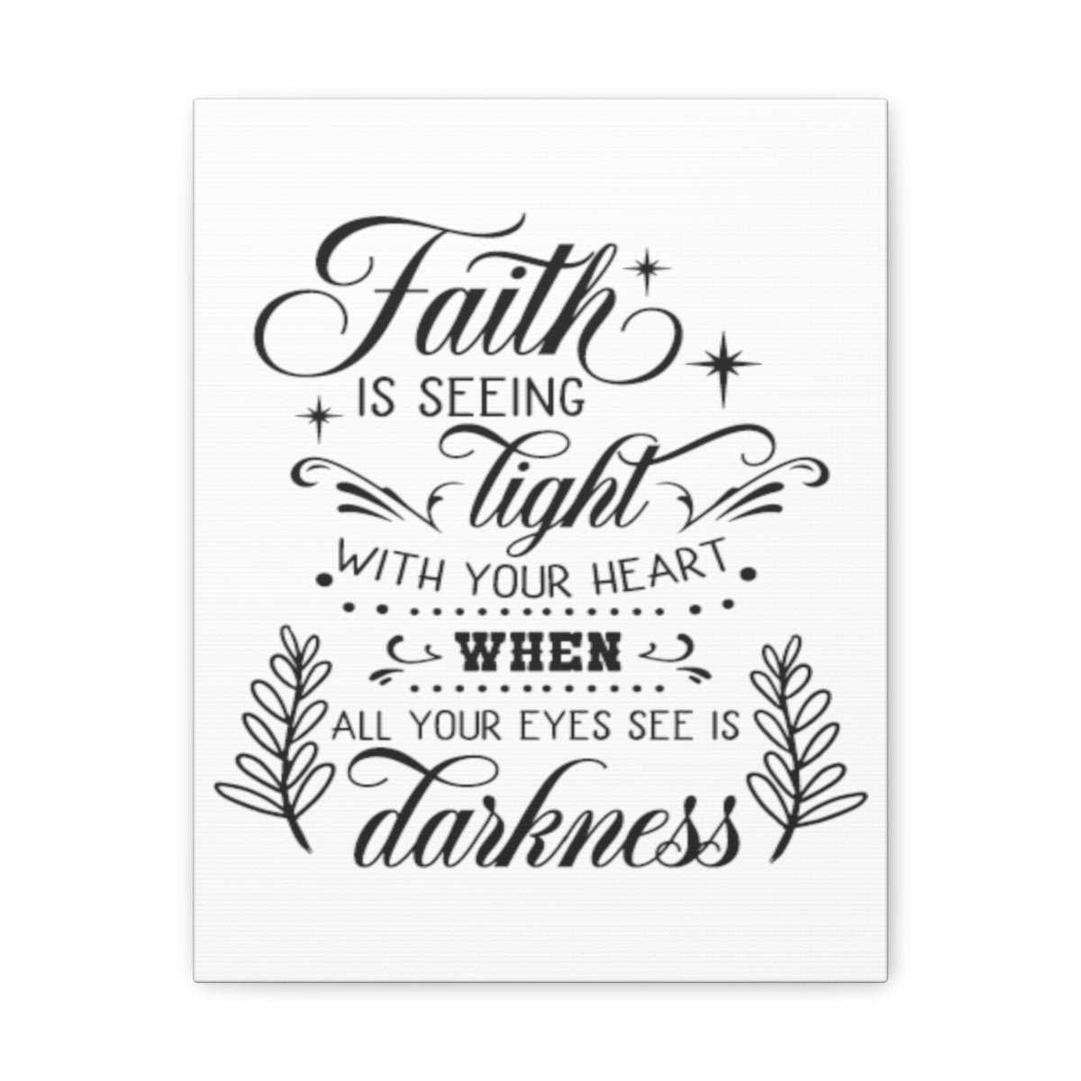 Scripture Walls Seeing Light Matthew 4:16 With Christian Wall Art Print Ready to Hang Unframed-Express Your Love Gifts