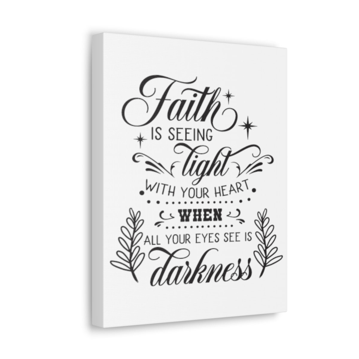 Scripture Walls Seeing Light Matthew 4:16 With Christian Wall Art Print Ready to Hang Unframed-Express Your Love Gifts