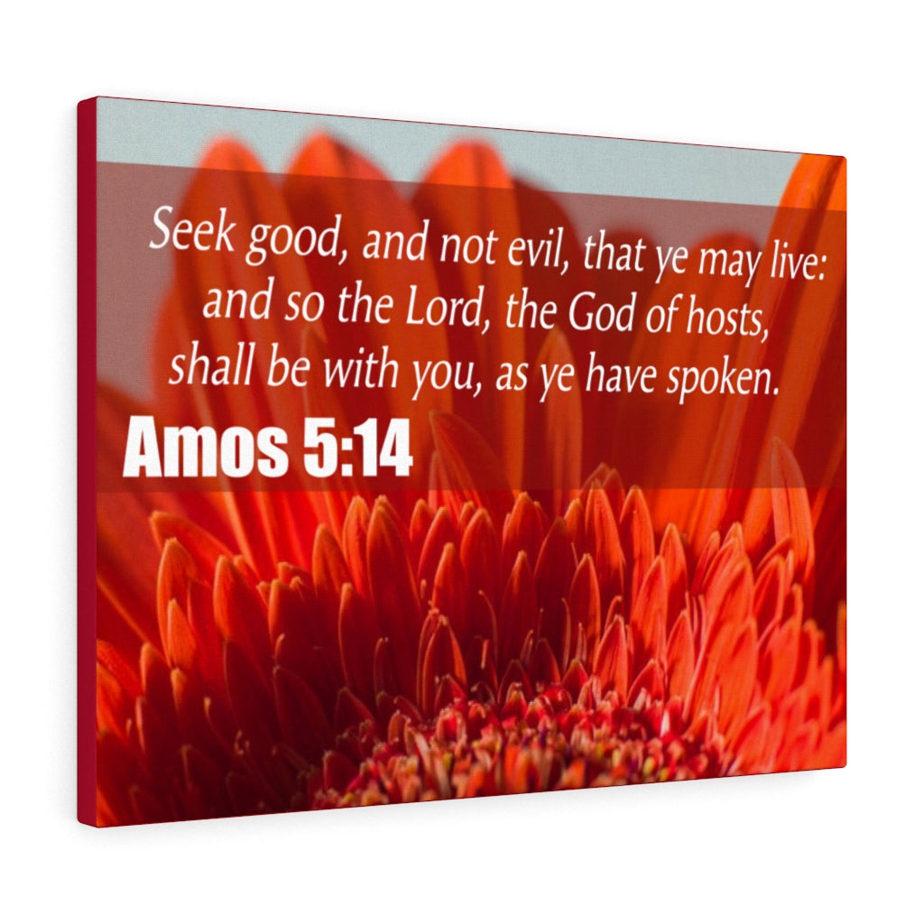 Scripture Walls Seek Good Amos 5:14 Christian Wall Art Print Ready to Hang Unframed-Express Your Love Gifts