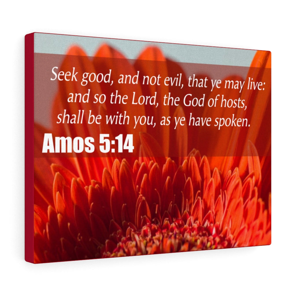 Scripture Walls Seek Good Amos 5:14 Christian Wall Art Print Ready to Hang Unframed-Express Your Love Gifts