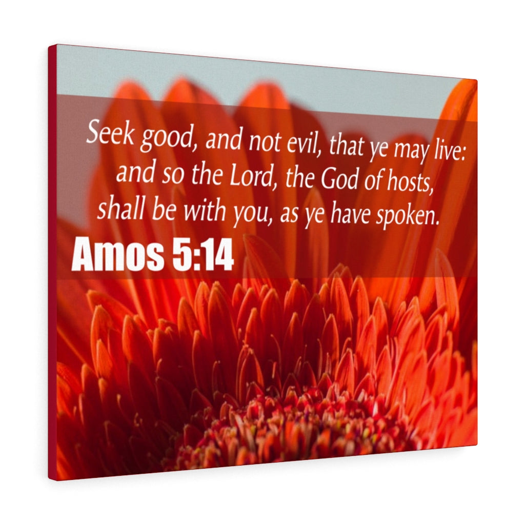 Scripture Walls Seek Good Amos 5:14 Christian Wall Art Print Ready to Hang Unframed-Express Your Love Gifts