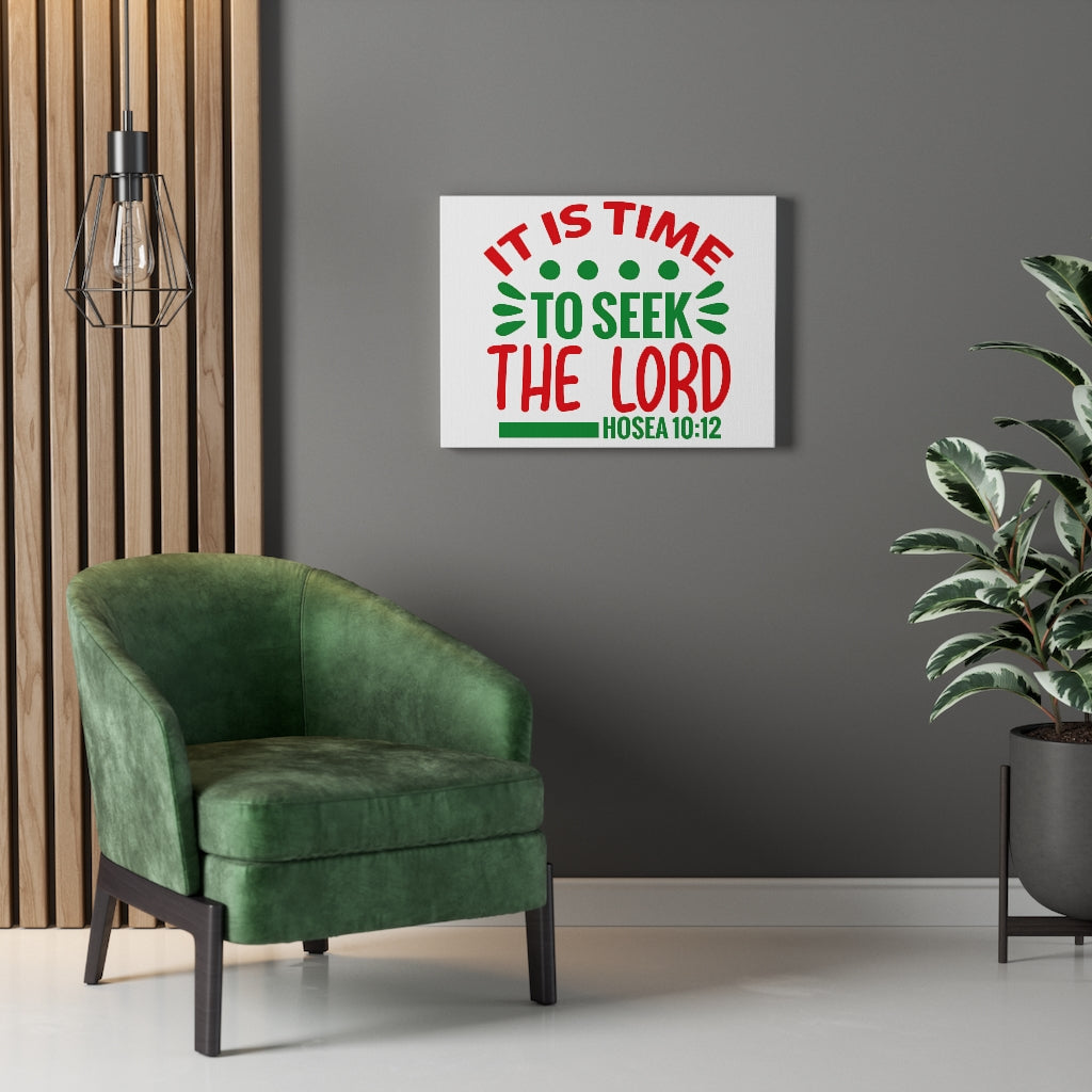 Scripture Walls Seek The Lord Hosea 10:12 Bible Verse Canvas Christian Wall Art Ready to Hang Unframed-Express Your Love Gifts