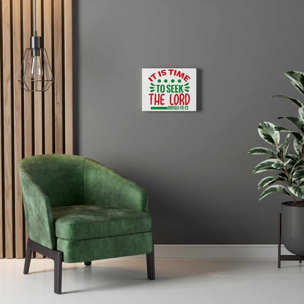 Scripture Walls Seek The Lord Hosea 10:12 Bible Verse Canvas Christian Wall Art Ready to Hang Unframed-Express Your Love Gifts