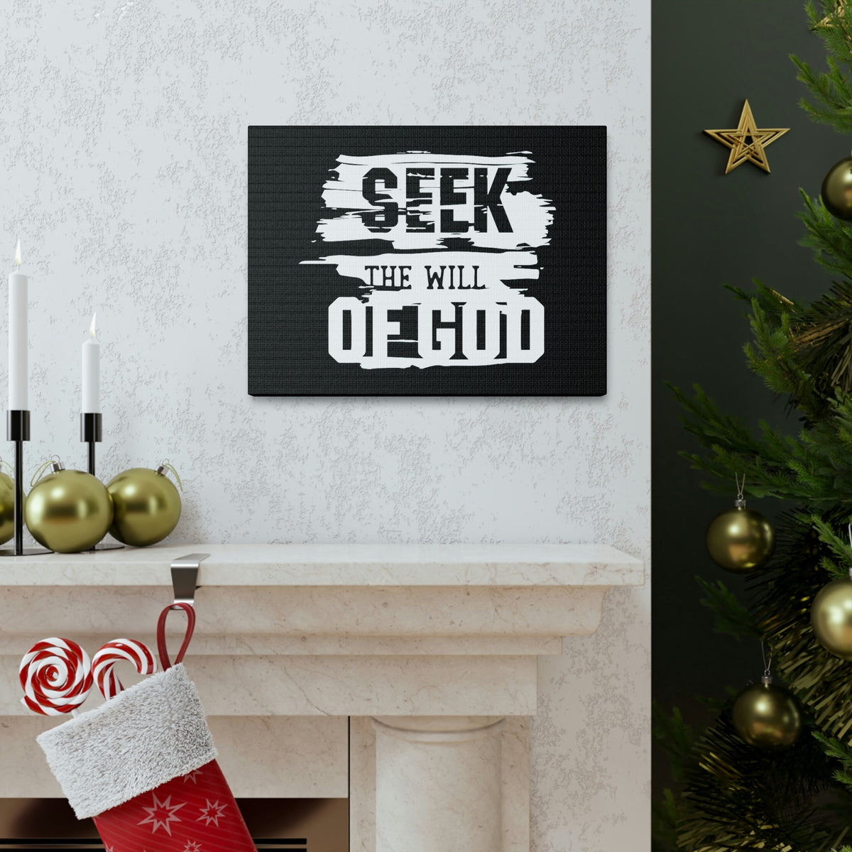 Scripture Walls Seek The Will Of God Matthew 6:33 Christian Wall Art Bible Verse Print Ready to Hang Unframed-Express Your Love Gifts