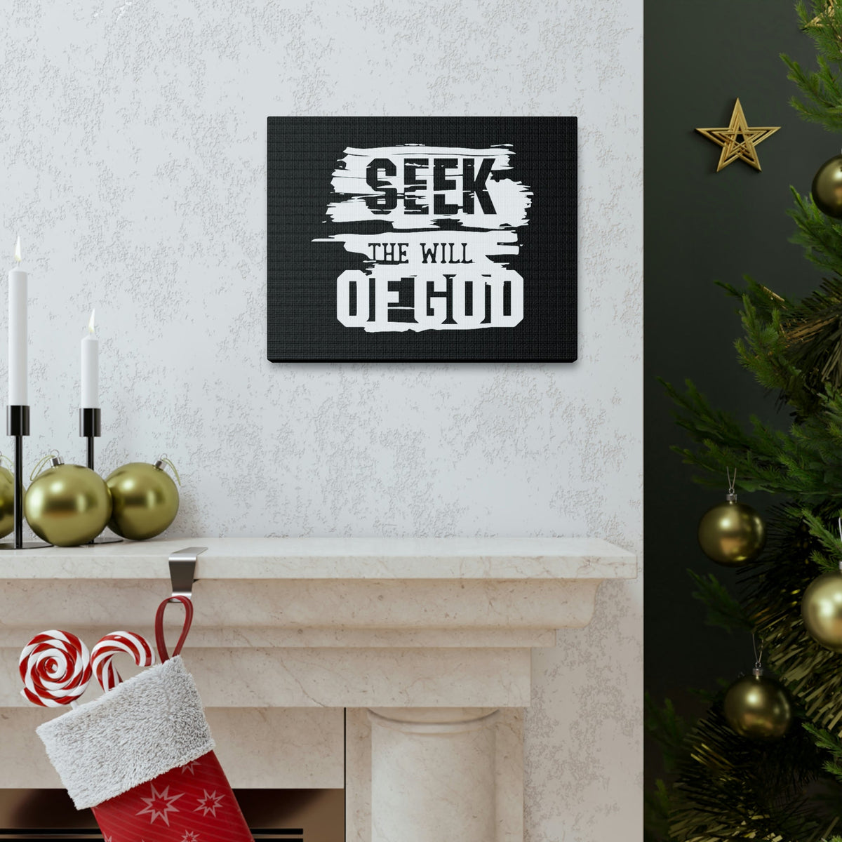 Scripture Walls Seek The Will Of God Matthew 6:33 Christian Wall Art Bible Verse Print Ready to Hang Unframed-Express Your Love Gifts