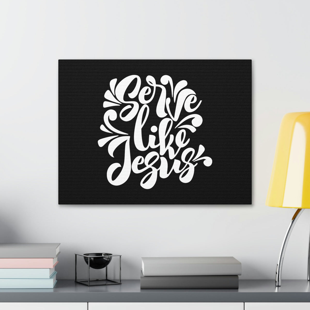 Scripture Walls Serve Like Jesus Mark 10:45 Christian Wall Art Bible Verse Print Ready to Hang Unframed-Express Your Love Gifts