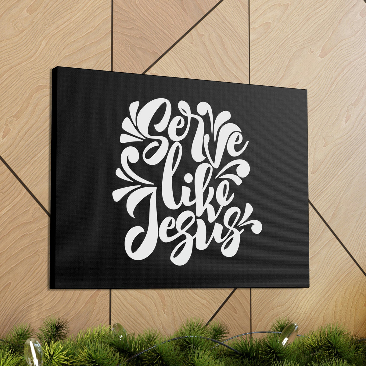 Scripture Walls Serve Like Jesus Mark 10:45 Christian Wall Art Bible Verse Print Ready to Hang Unframed-Express Your Love Gifts