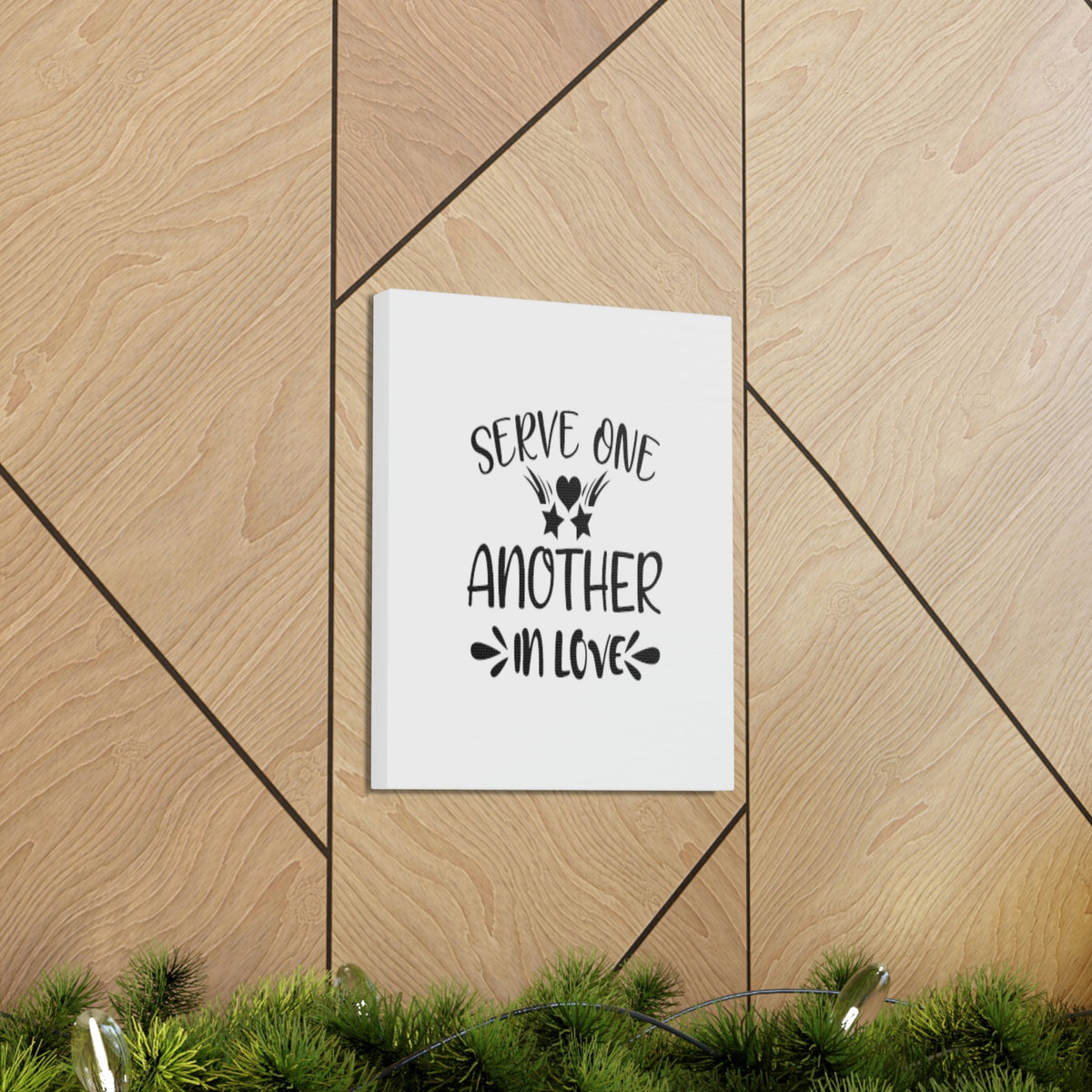 Scripture Walls Serve One Another Ephesians 5:21 Christian Wall Art Bible Verse Print Ready to Hang Unframed-Express Your Love Gifts