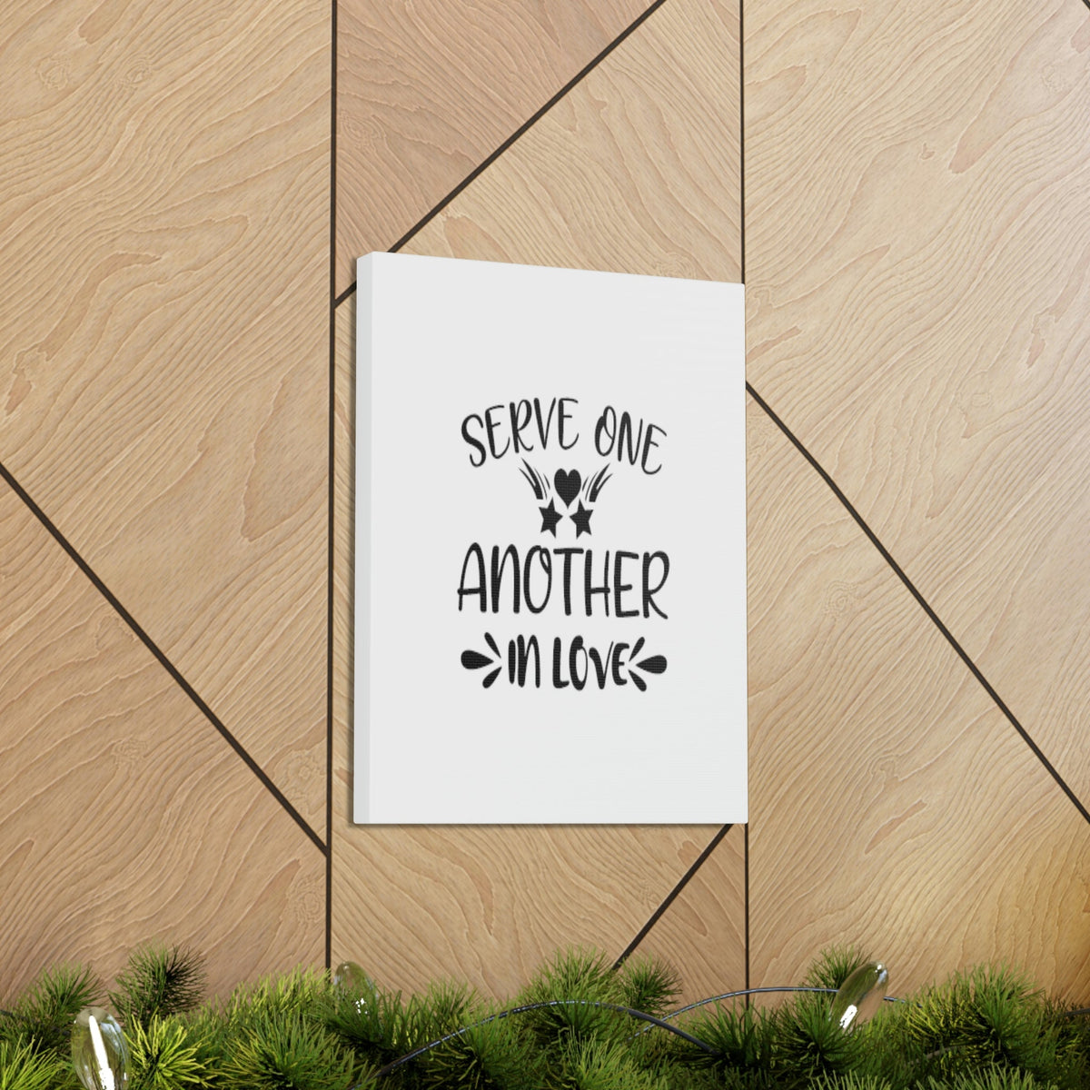 Scripture Walls Serve One Another Ephesians 5:21 Christian Wall Art Bible Verse Print Ready to Hang Unframed-Express Your Love Gifts