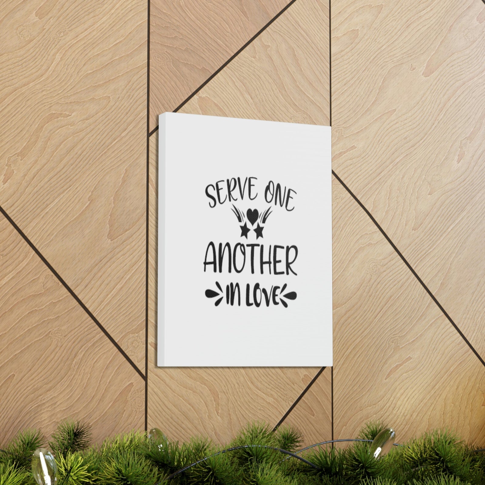 Scripture Walls Serve One Another Ephesians 5:21 Christian Wall Art Bible Verse Print Ready to Hang Unframed-Express Your Love Gifts