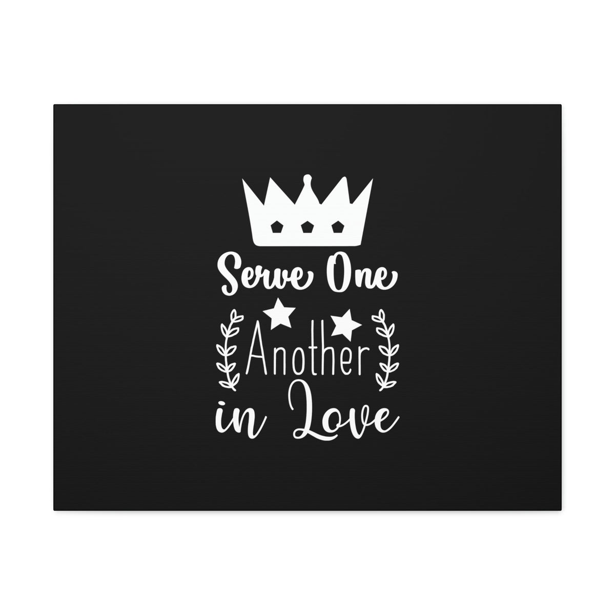 Scripture Walls Serve One Another In Love Ephesians 5:21 Christian Wall Art Bible Verse Print Ready to Hang Unframed-Express Your Love Gifts