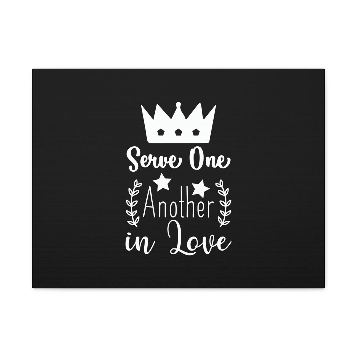 Scripture Walls Serve One Another In Love Ephesians 5:21 Christian Wall Art Bible Verse Print Ready to Hang Unframed-Express Your Love Gifts