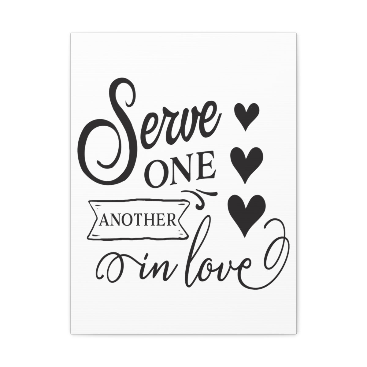 Scripture Walls Serve One Another Matthew 5:44 Christian Wall Art Print Ready to Hang Unframed-Express Your Love Gifts