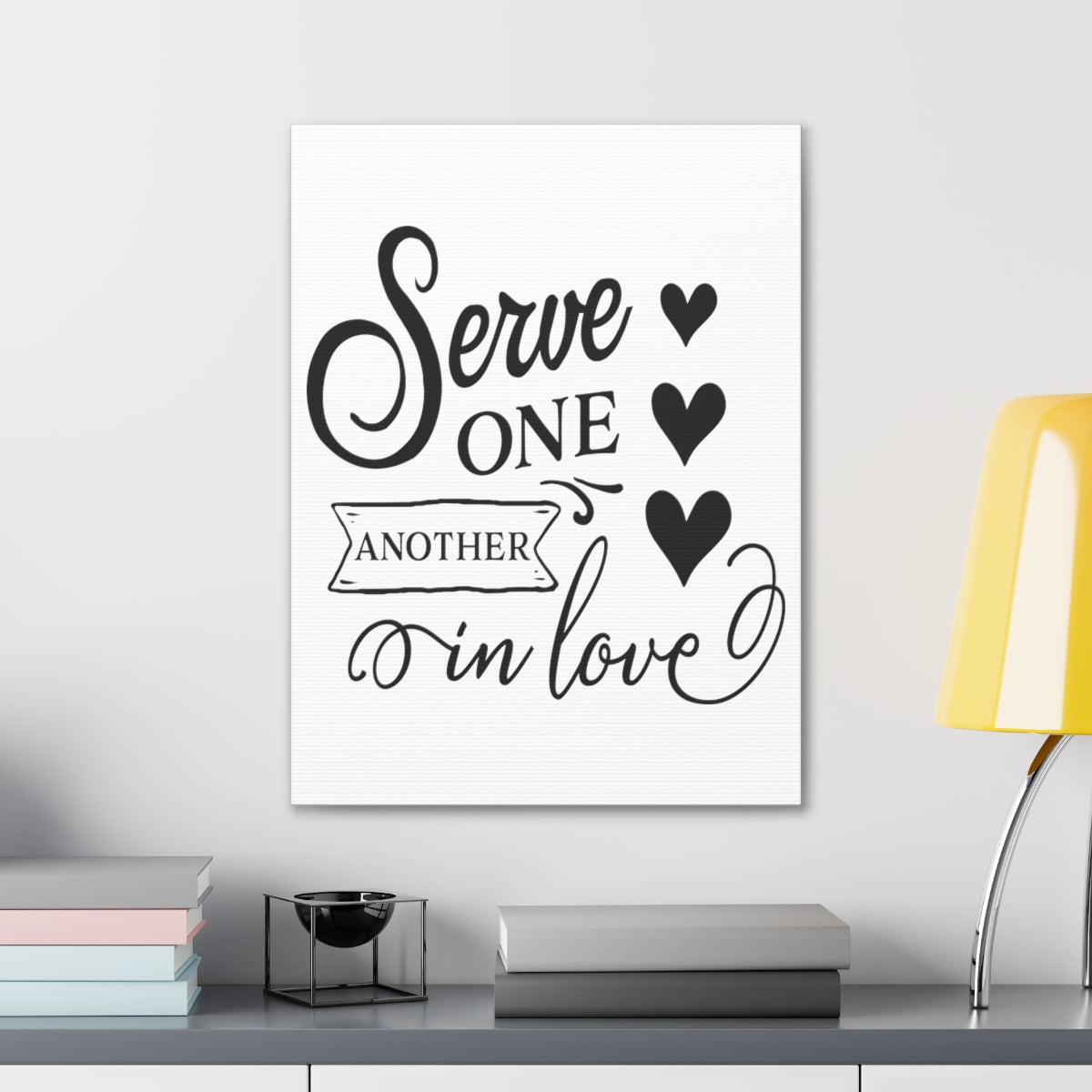 Scripture Walls Serve One Another Matthew 5:44 Christian Wall Art Print Ready to Hang Unframed-Express Your Love Gifts