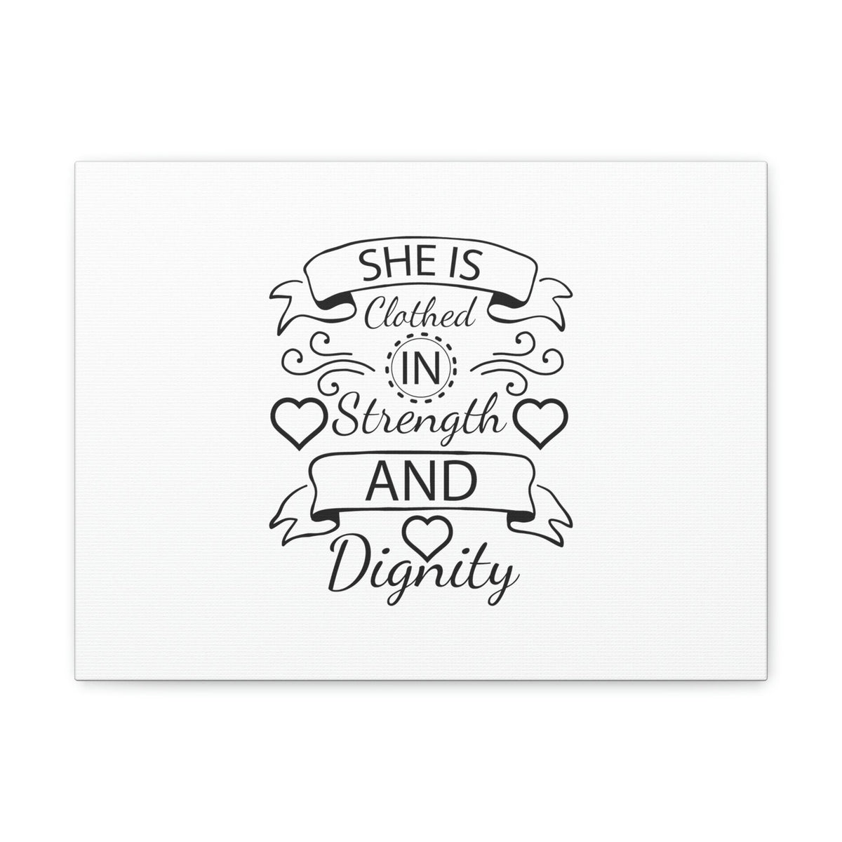 Scripture Walls She Is Clothed In Strength And Dignity Proverbs 31:25 Christian Wall Art Bible Verse Print Ready to Hang Unframed-Express Your Love Gifts
