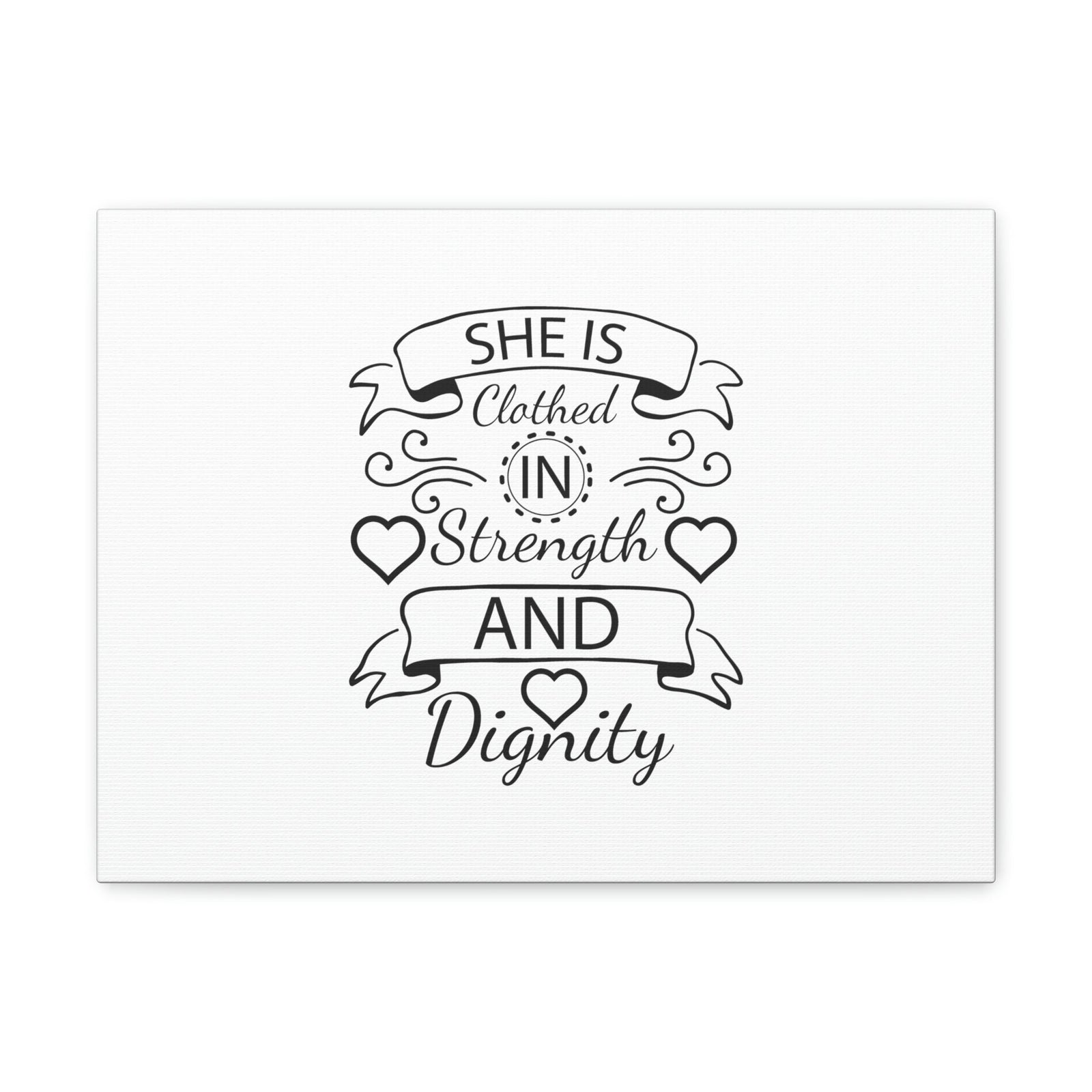 Scripture Walls She Is Clothed In Strength And Dignity Proverbs 31:25 Christian Wall Art Bible Verse Print Ready to Hang Unframed-Express Your Love Gifts