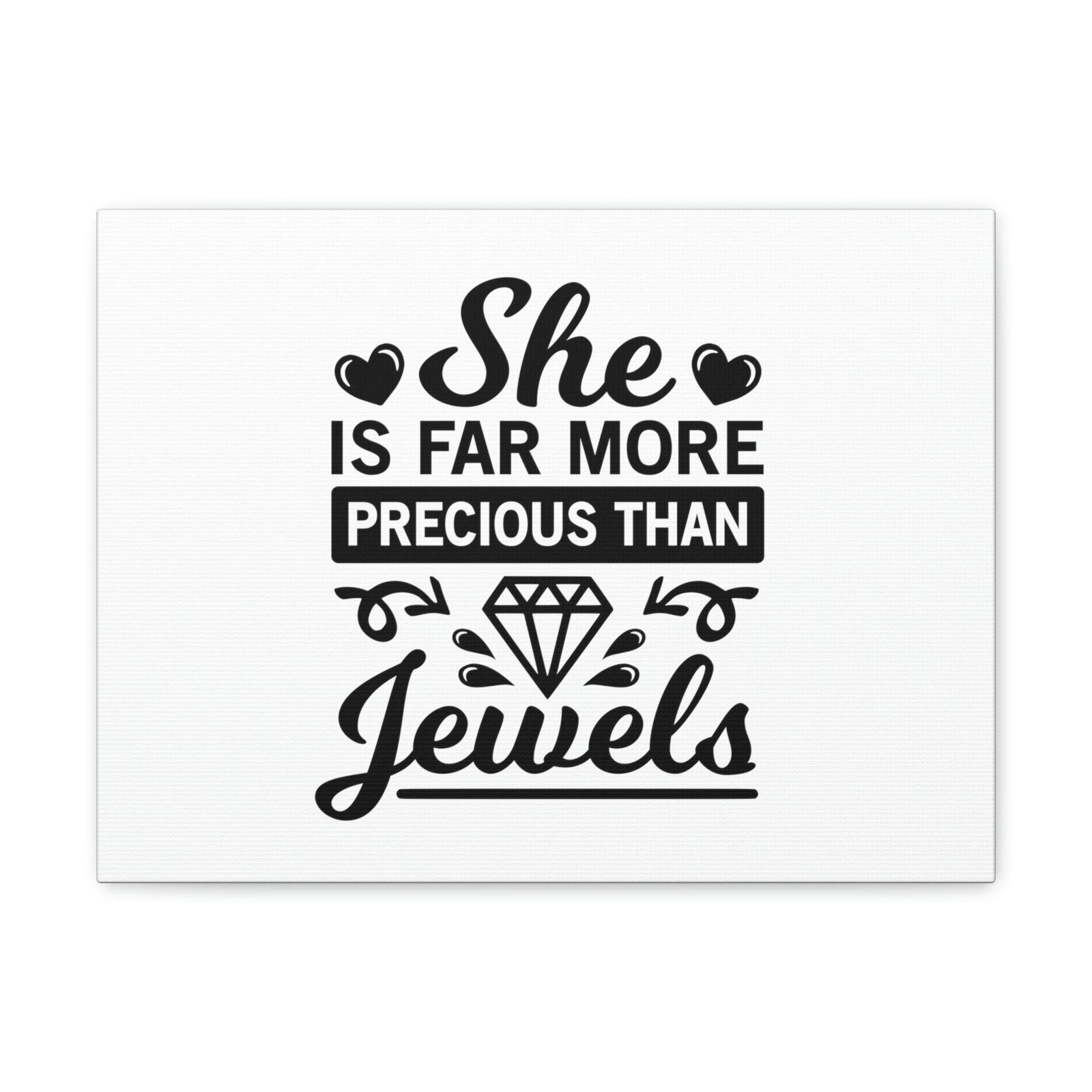 Scripture Walls She Is Far More Precious Than Jewels Proverbs 31:10 Christian Wall Art Bible Verse Print Ready to Hang Unframed-Express Your Love Gifts