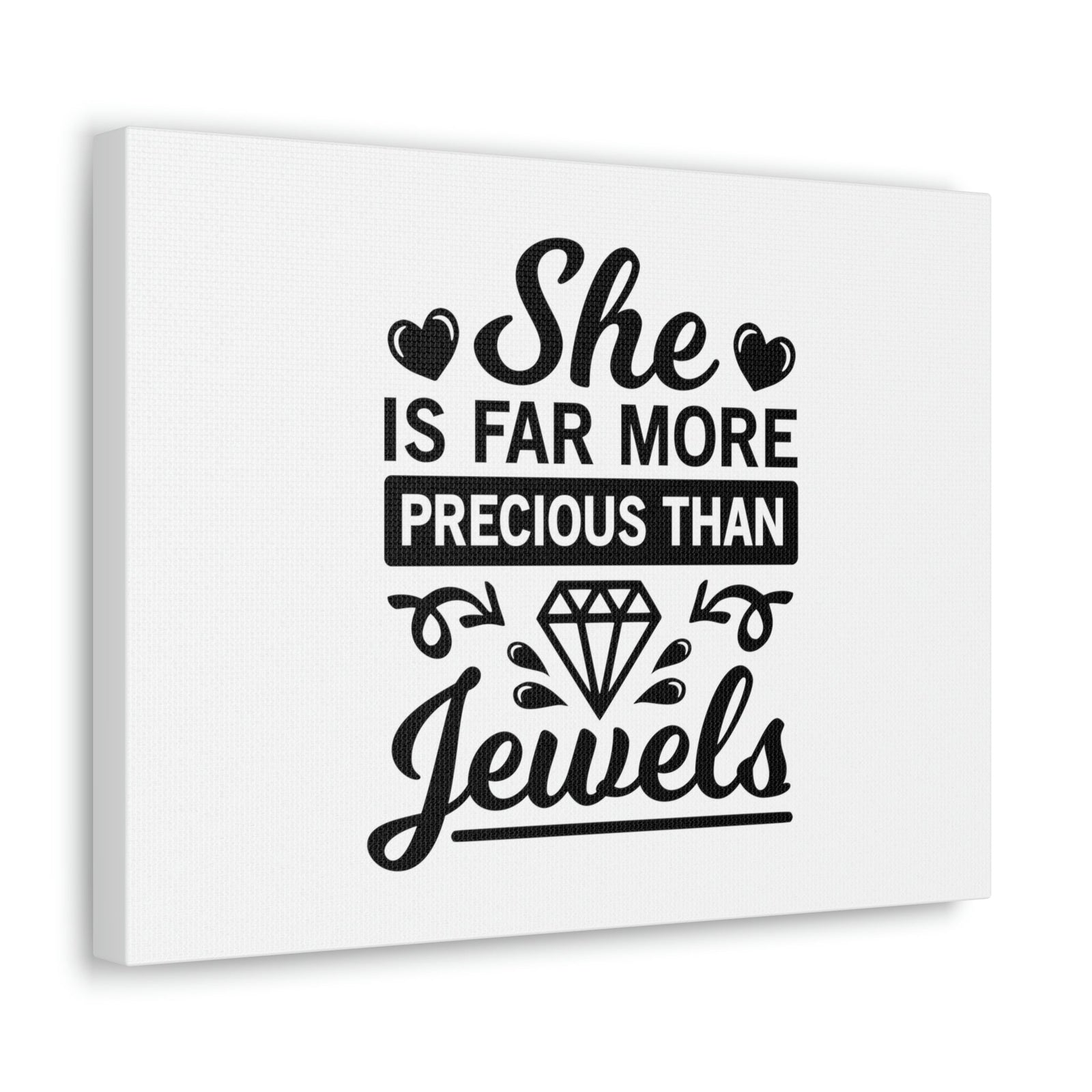 Scripture Walls She Is Far More Precious Than Jewels Proverbs 31:10 Christian Wall Art Bible Verse Print Ready to Hang Unframed-Express Your Love Gifts